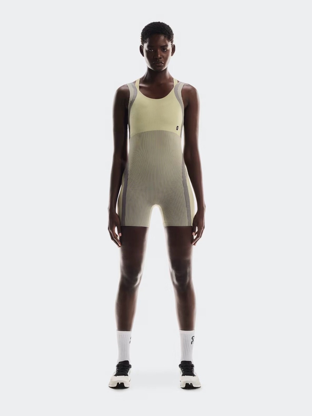 ON studio knit short bodysuit